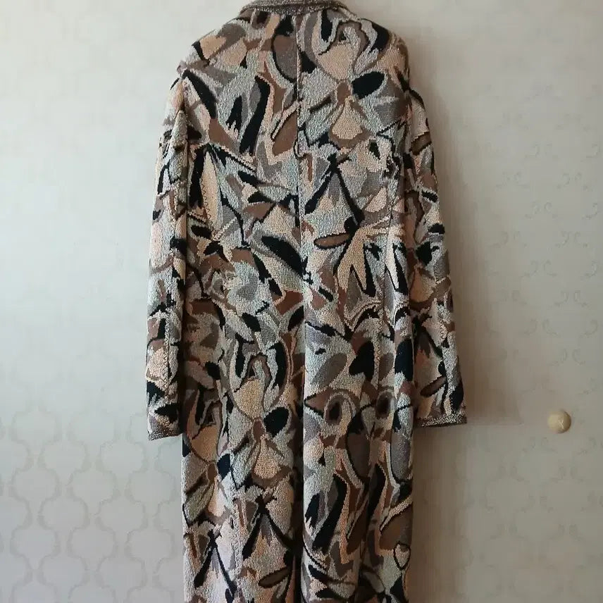 [BUNJANG] Missoni Patterned Long Knit Coat / 미쏘니 패턴 롱 코트