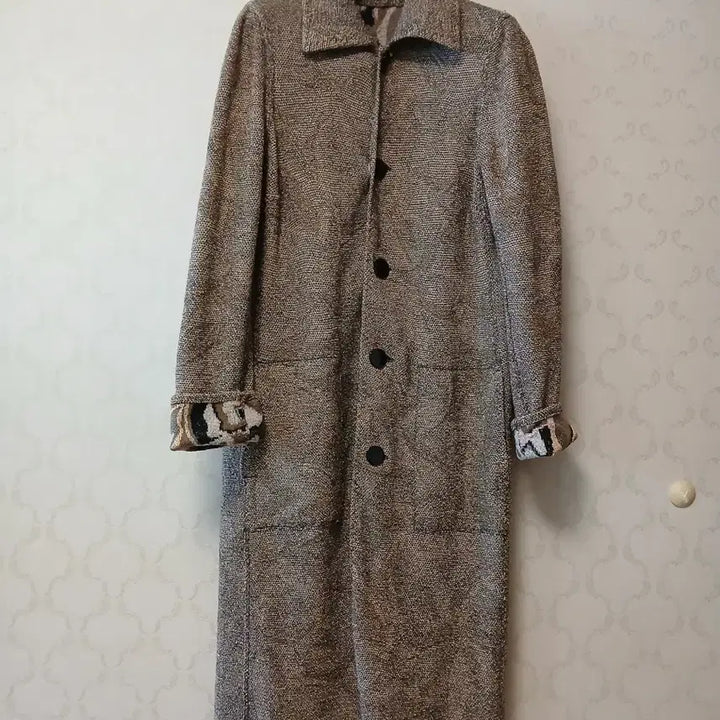 [BUNJANG] Missoni Patterned Long Knit Coat / 미쏘니 패턴 롱 코트