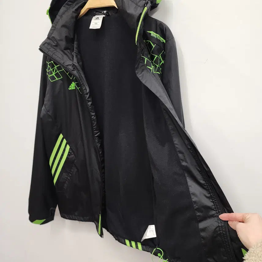 [BUNJANG] Adidas Predator Woven Jacket (Black, Size 100) / 아디다스 남성 바람막이 100사이즈