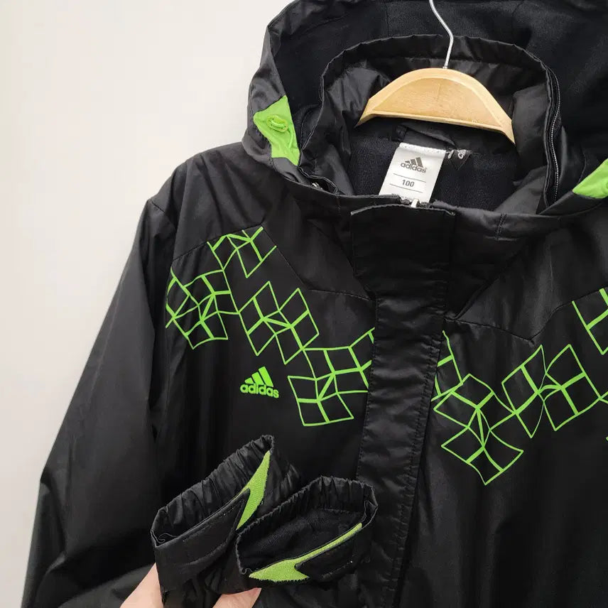 [BUNJANG] Adidas Predator Woven Jacket (Black, Size 100) / 아디다스 남성 바람막이 100사이즈
