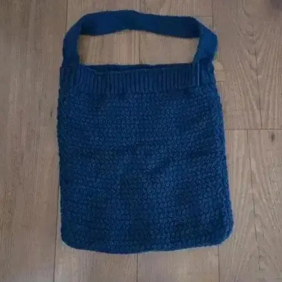 [BUNJANG] Modern House Crochet Knit Tote Bag Navy / 새 제품/모던하우스 크로쉐 니트 가방