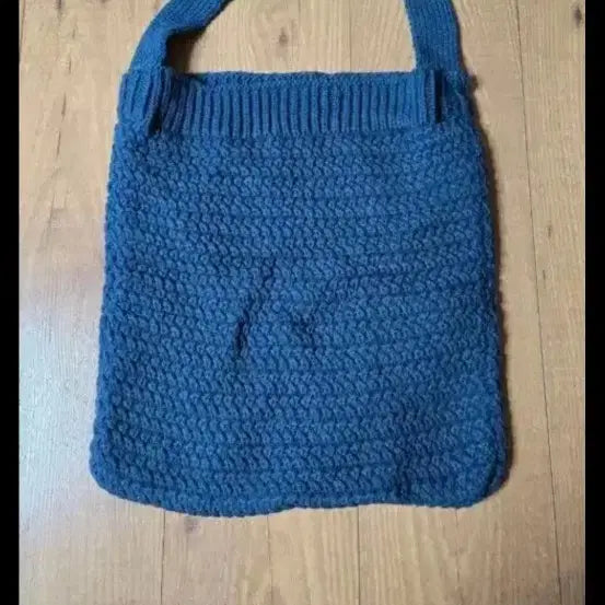 [BUNJANG] Modern House Crochet Knit Tote Bag Navy / 새 제품/모던하우스 크로쉐 니트 가방