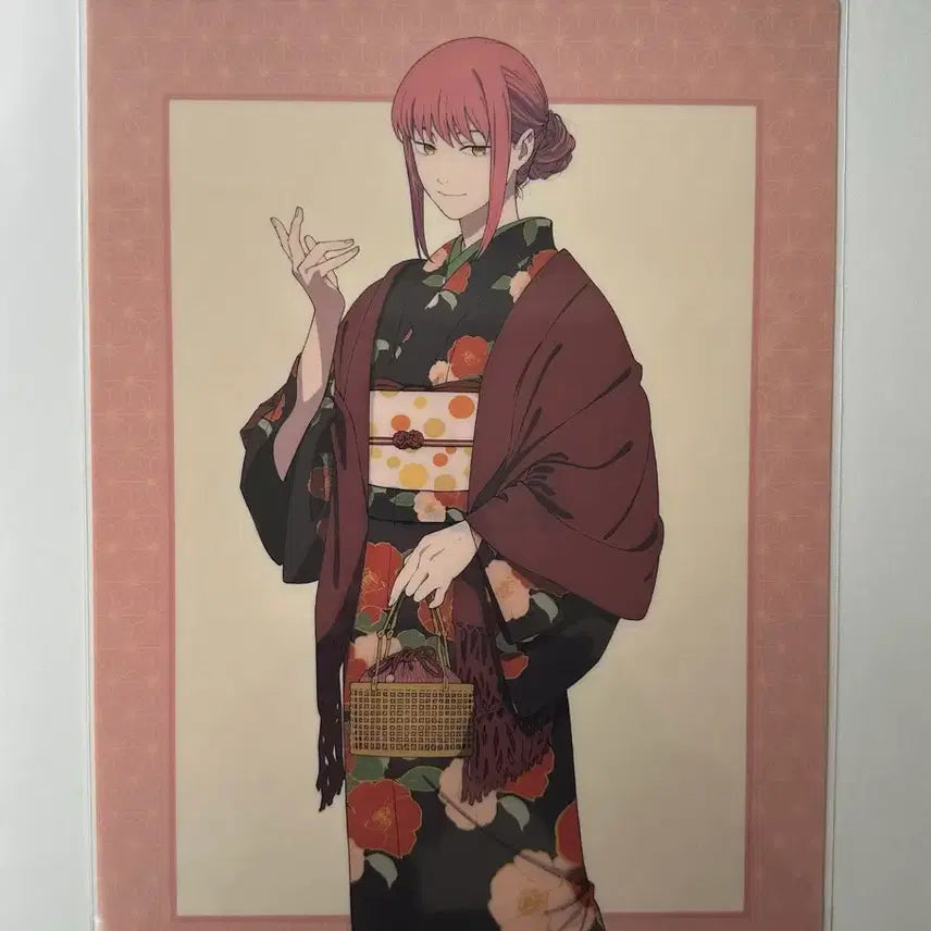 [BUNJANG] Chainsaw Man Animate New Year Kimono Makima Clear File / 체인소맨 애니메이트 신년 기모노 클리어파일 마키마