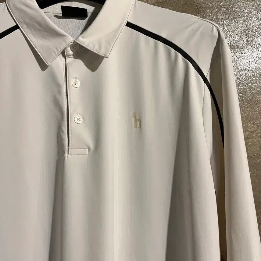 [BUNJANG] Hazzys Long Sleeve Polo Shirt / 헤지스 긴팔카라티