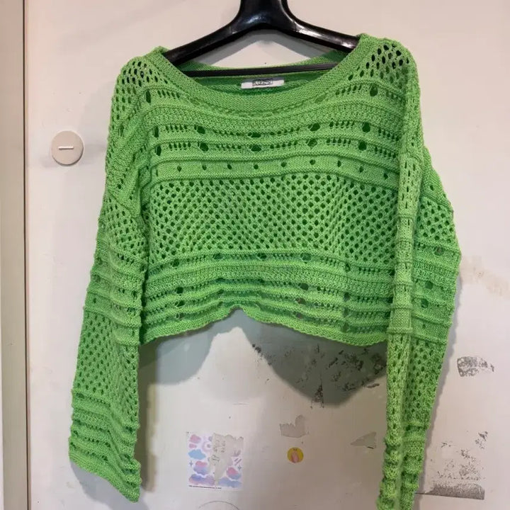 [BUNJANG] Egoist Crop Knit Top / EGOIST 에고이스트 크롭 니트
