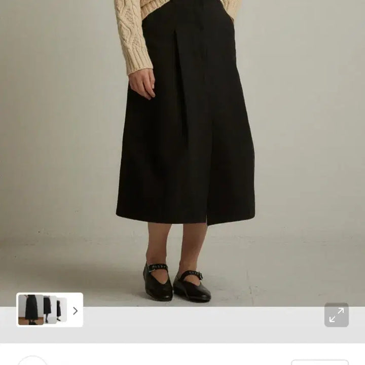 [SOLD OUT] (새제품) 라르고 에이라인 데님스커트 롱스커트 s