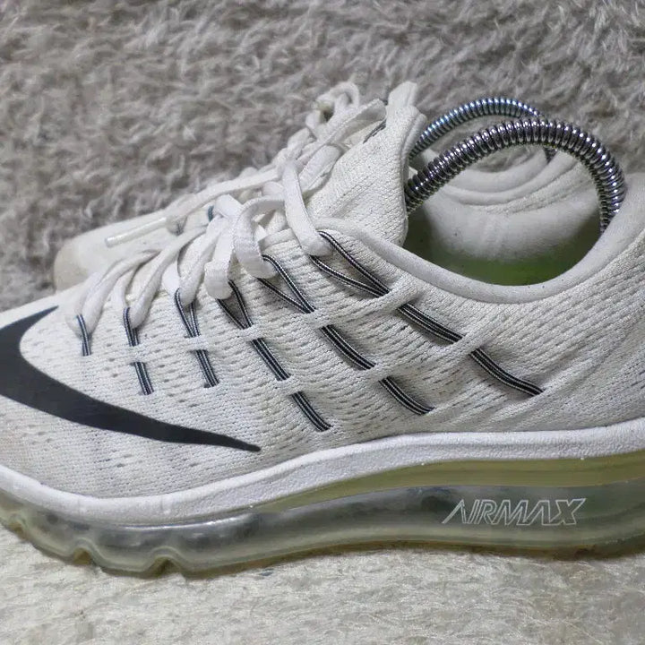 [BUNJANG] Nike Air Max 2016 White Sneakers / 후루룩구제 240 나이키 에어맥스 2016 화이트 운동화 중고 신발