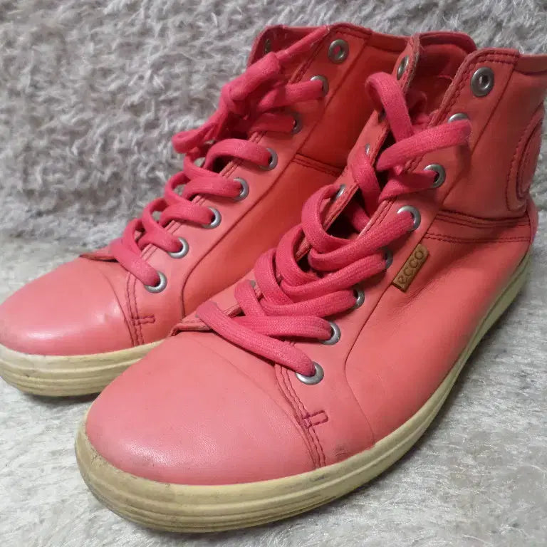 [BUNJANG] Ecco Non-Spike Golf Shoes (Red) / 후루룩구제 235 에코 ecco 논스파이크 골프화 레드 중고 신발
