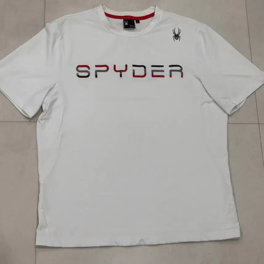 [BUNJANG] Spider White Short Sleeve T-shirt / 스파이더 흰색 반팔 티셔츠