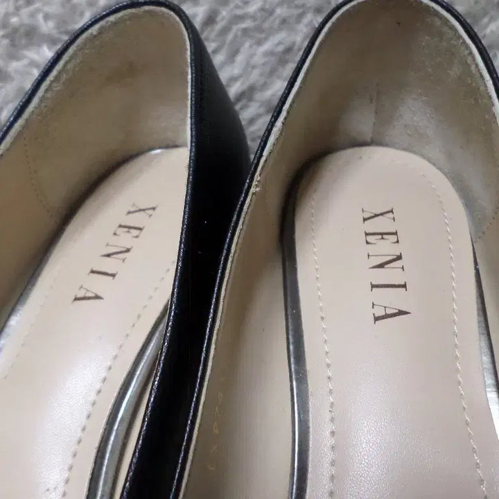 [BUNJANG] Kumkang Xenia Loafers - Black, Used / 후루룩구제 235 금강 제니아 구두 로퍼 블랙 굽5 중고 신발