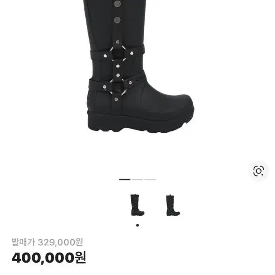 [SOLD OUT] 헌터 x 앤더슨벨 오리지날 톨 부츠 블랙 240