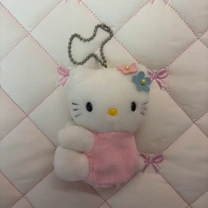 [BUNJANG] Vintage Hello Kitty Doll / 고전키티 인형 꽃키티