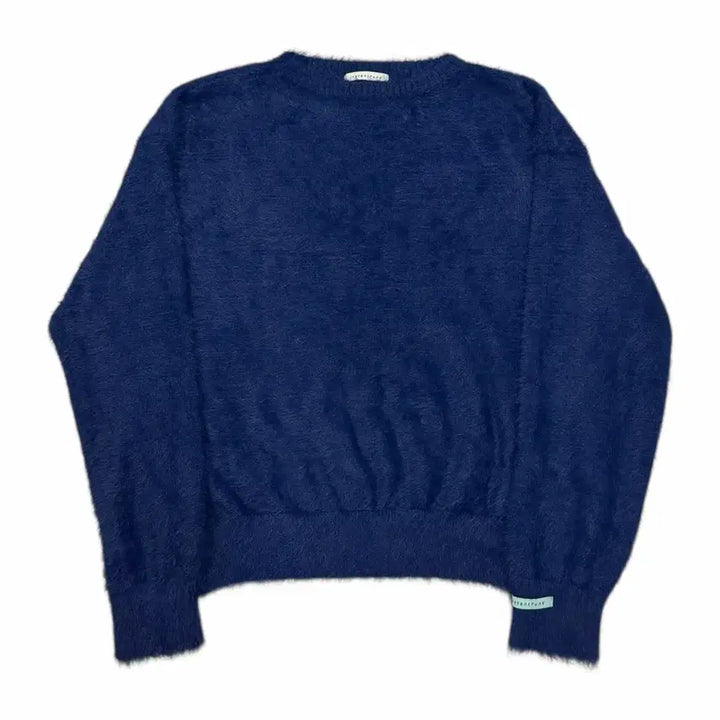 [BUNJANG] InstantFunk Hairy Volume Boucle Knit Navy 0 / 인스턴트펑크 헤어리 불륨 부클 니트 네이비 0