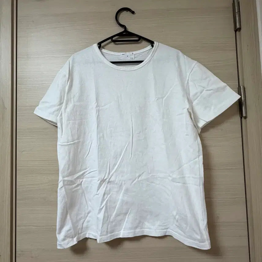 [BUNJANG] EN x theos White Short Sleeve T-shirt / EN x theos 흰색 반팔티셔츠