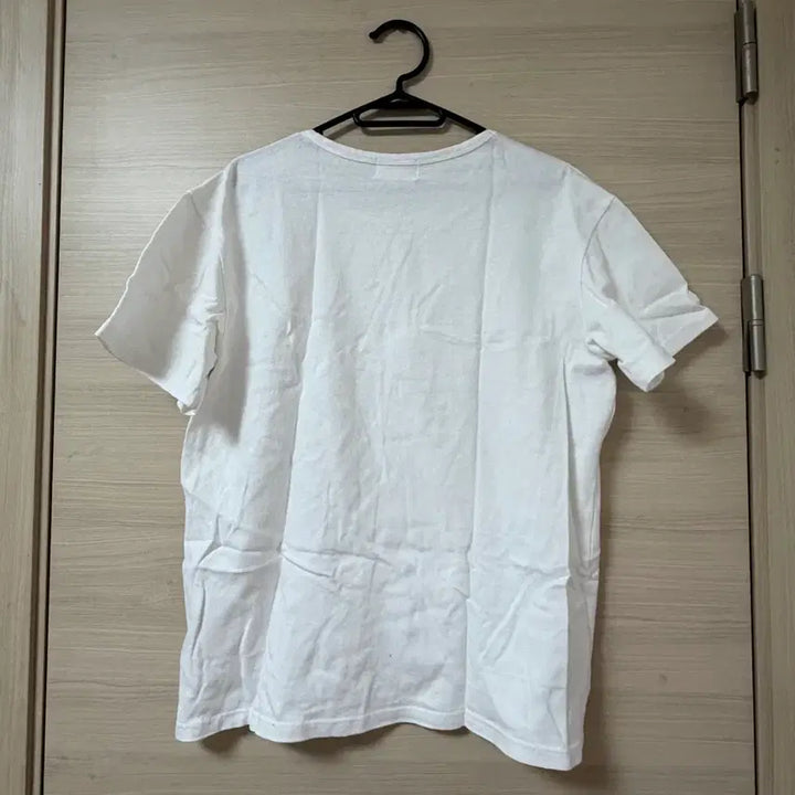 [BUNJANG] EN x theos White Short Sleeve T-shirt / EN x theos 흰색 반팔티셔츠