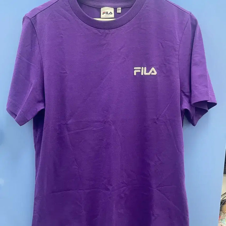[BUNJANG] BTS FILA Purple T-Shirt (M) / BTS 방탄 콜라보 FILA 휠라 보라색 반팔 티셔츠 M