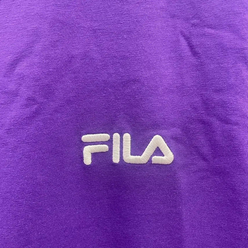 [BUNJANG] BTS FILA Purple T-Shirt (M) / BTS 방탄 콜라보 FILA 휠라 보라색 반팔 티셔츠 M