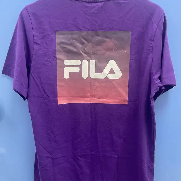 [BUNJANG] BTS FILA Purple T-Shirt (M) / BTS 방탄 콜라보 FILA 휠라 보라색 반팔 티셔츠 M