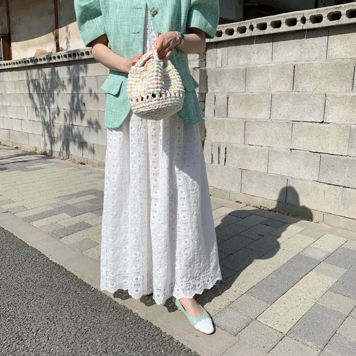 [BUNJANG] Vicinni Wannabe Tweed Jacket (Mint) / 바이씨니 제작 완써니트위드jk (민트)