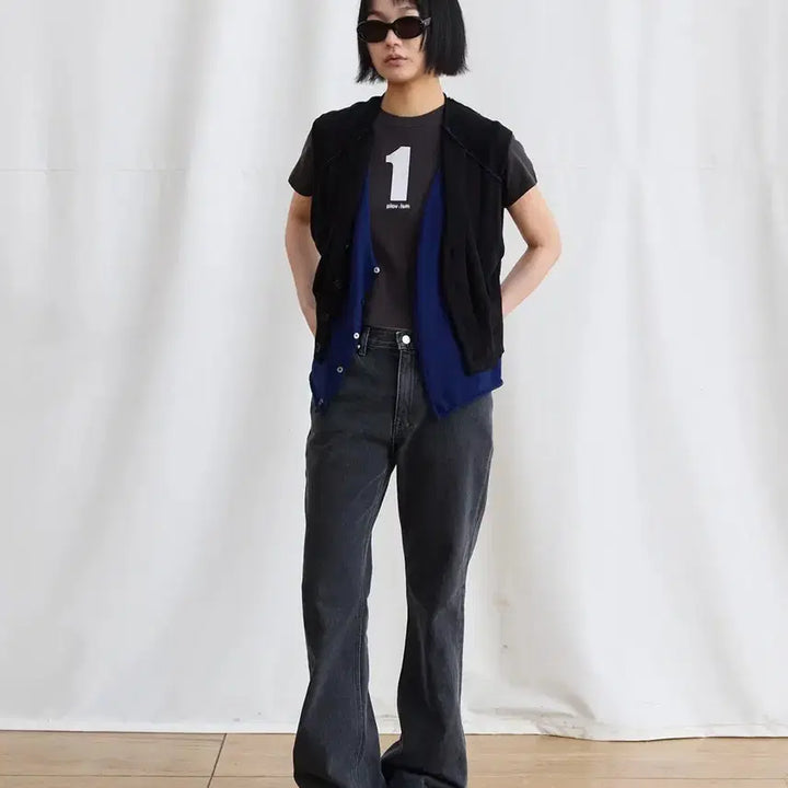 [BUNJANG] Flavism Layered Knit Vest / 플라비즘 레이어드 니트 베스트 조끼 새제품 싸게 팔아요