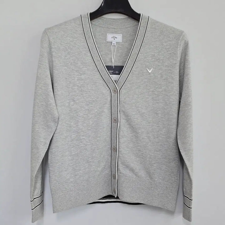 [SOLD OUT] 새상품 정가 278600 캘러웨이 여성 브이넥 단추 가디건
