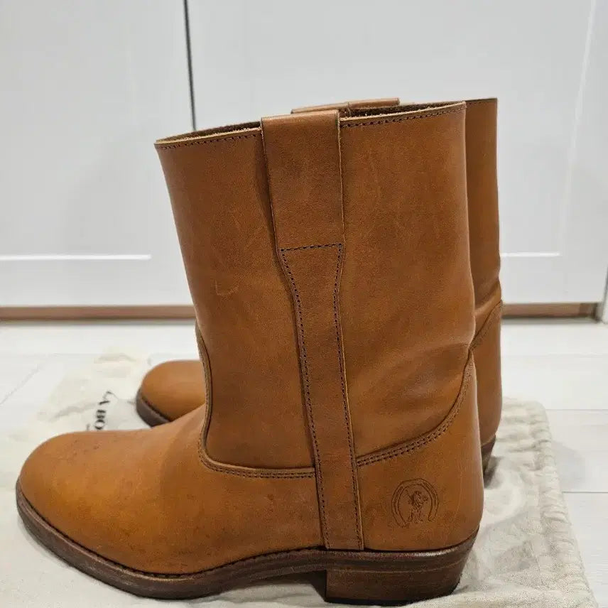 [BUNJANG] LA BOTTE GARDIANE Leather Boots / 라보테 가르디안 소가죽 부츠 브라운(LA BOTTE GARDIANE)
