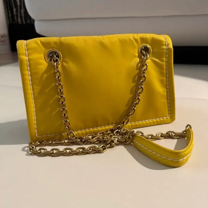 [BUNJANG] Prada Chain Tessuto Shoulder Bag / 프라다 체인테수토