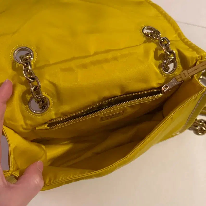 [BUNJANG] Prada Chain Tessuto Shoulder Bag / 프라다 체인테수토