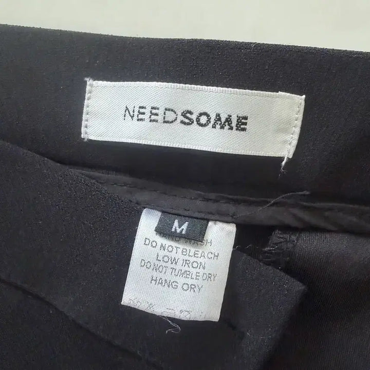 [BUNJANG] Black Bending Straight-Leg Slacks (Size M) / 검정 밴딩 일자 슬랙스 m