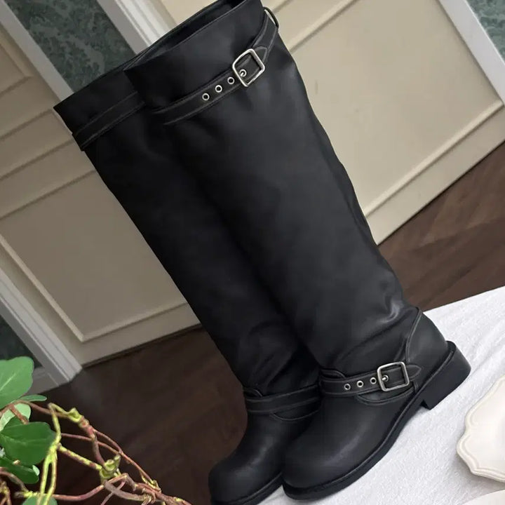[BUNJANG] Nigh High Three-Way 3.5cm Long Boots / 