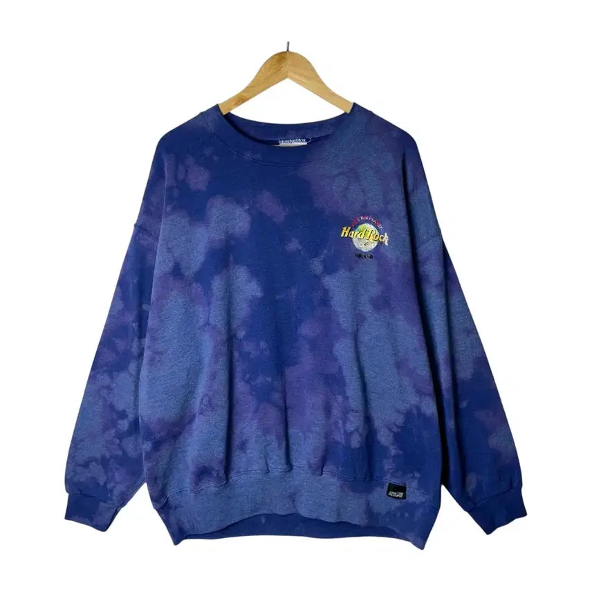 [BUNJANG] Hard Rock Cafe Vintage Tie-dye Logo Sweatshirt / [Hard Rock Cafe] 빈티지 하드락 타이다이 로고 맨투맨