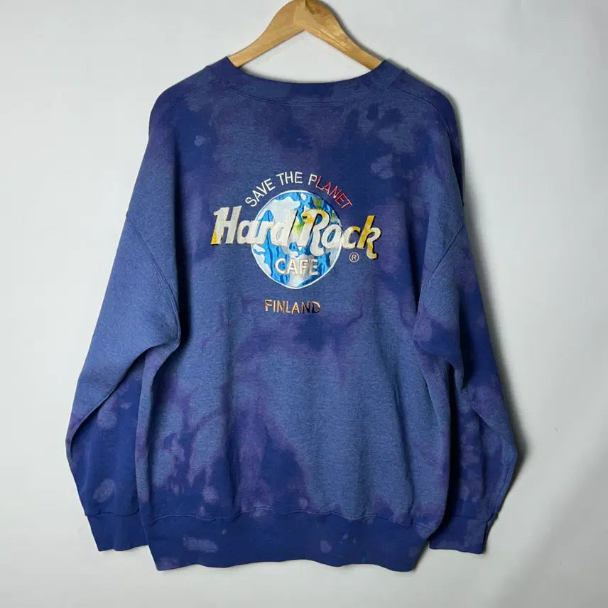 [BUNJANG] Hard Rock Cafe Vintage Tie-dye Logo Sweatshirt / [Hard Rock Cafe] 빈티지 하드락 타이다이 로고 맨투맨