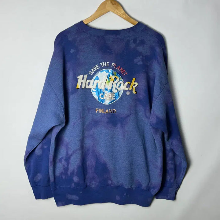 [BUNJANG] Hard Rock Cafe Vintage Tie-dye Logo Sweatshirt / [Hard Rock Cafe] 빈티지 하드락 타이다이 로고 맨투맨