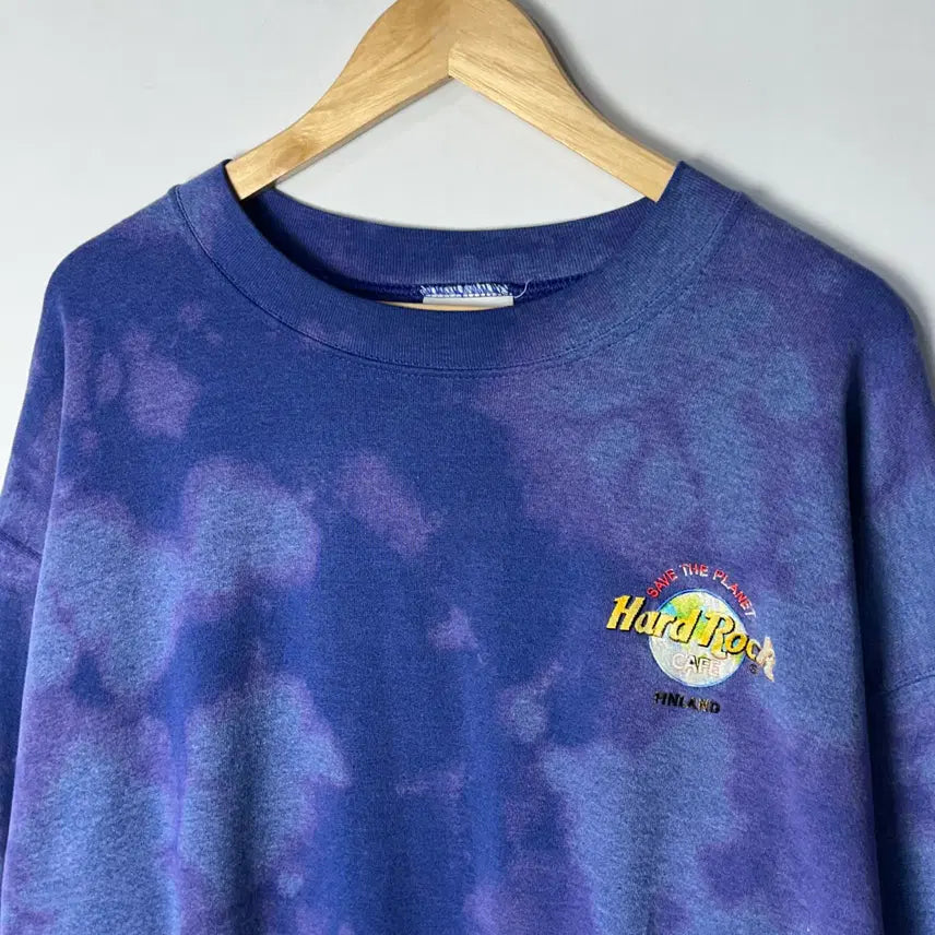 [BUNJANG] Hard Rock Cafe Vintage Tie-dye Logo Sweatshirt / [Hard Rock Cafe] 빈티지 하드락 타이다이 로고 맨투맨