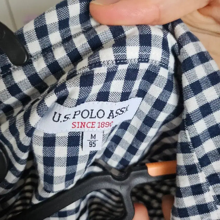 [BUNJANG] US Polo Assn. Gingham Check Shirt / US폴로 어슨 깅엄체크 셔츠