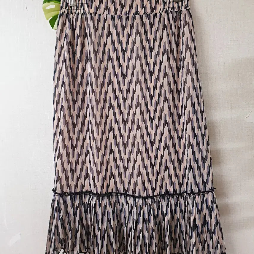 [BUNJANG] Compagna Pleated Banding Long Skirt Pink / 꼼빠니아 플리츠 밴딩 롱스커트 66 핑크 M