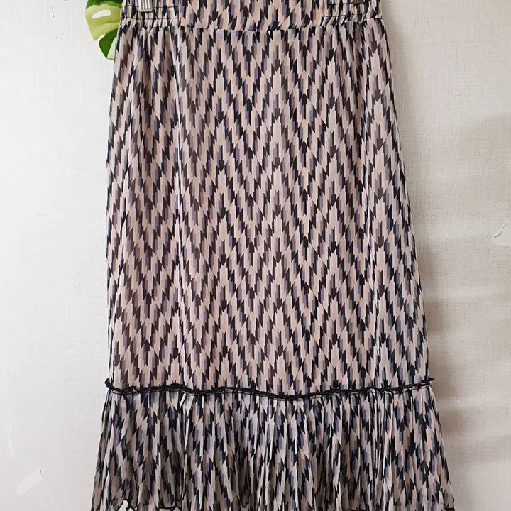 [BUNJANG] Compagna Pleated Banding Long Skirt Pink / 꼼빠니아 플리츠 밴딩 롱스커트 66 핑크 M