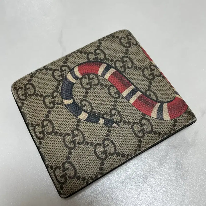 [BUNJANG] Gucci Snake Bi-fold Wallet / 정품 구찌 스네이크 반지갑