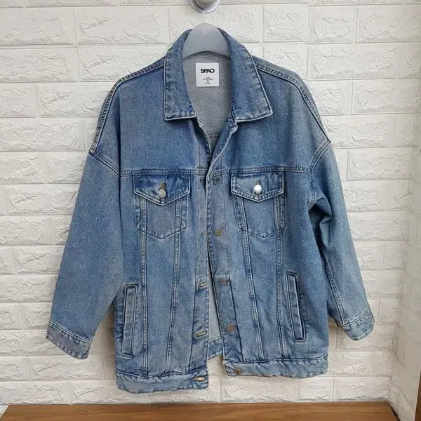 [BUNJANG] Spao Denim Jacket M / 스파오 데님 자켓 M 66 (오버핏 청자켓)