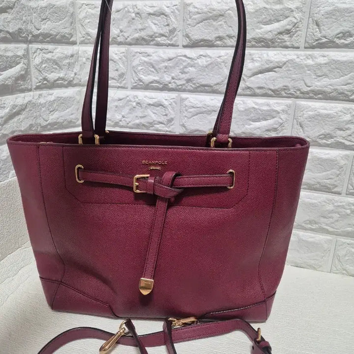 [BUNJANG] Beanpole Leather Shoulder Bag / 빈폴