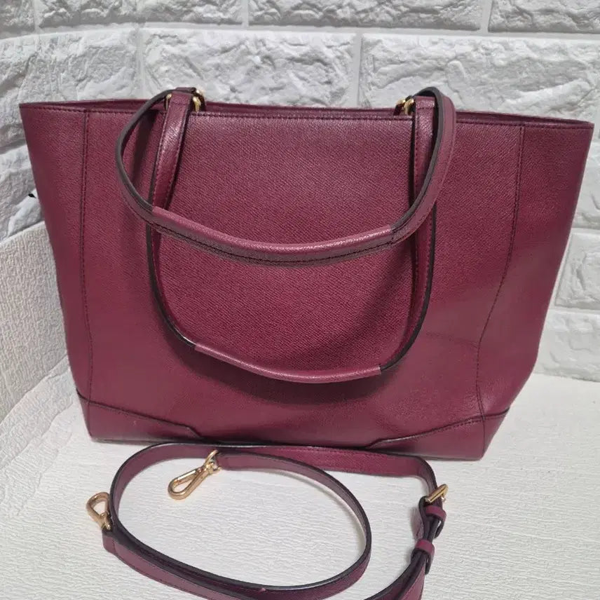 [BUNJANG] Beanpole Leather Shoulder Bag / 빈폴