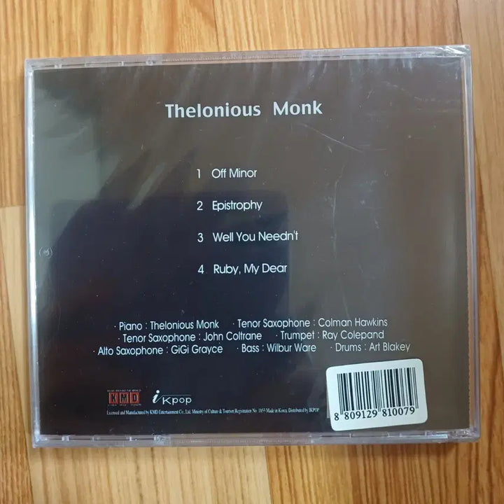 [BUNJANG] Thelonious Monk CD Album / Thelonious Monk 텔로니우스 몽크 CD 음반