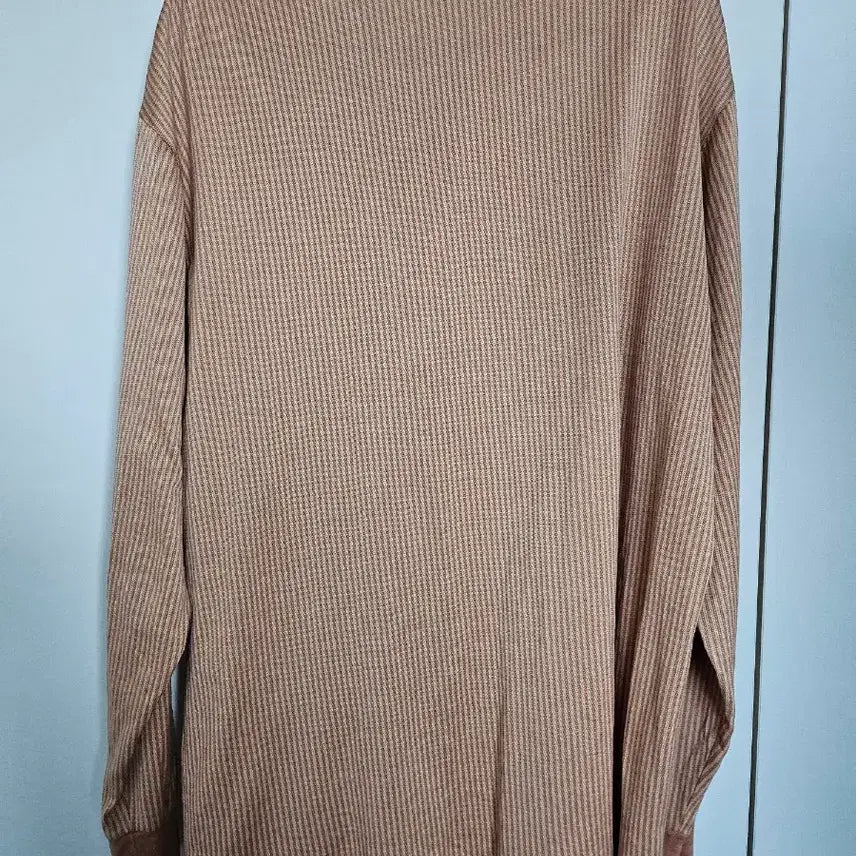 [BUNJANG] Daks Striped Collar Long Sleeve T-shirt / 닥스 긴팔 스트라이프 카라 티셔츠