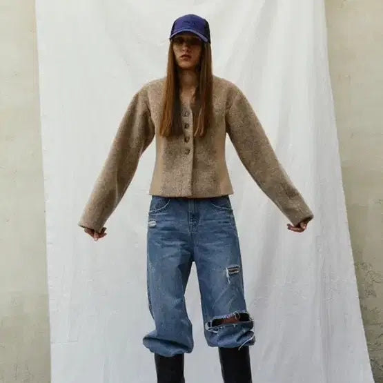 [BUNJANG] Matinkim Volume Cardigan Jacket / 마뗑킴 볼륨 가디건 자켓 (새상품)