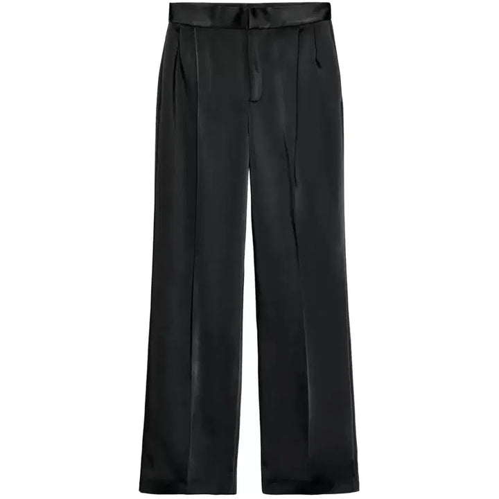 [BUNJANG] ZARA Satin High-Waist Pleated Pants XS / 자라)새틴 하이웨스트 플리츠팬츠 XS (S)
