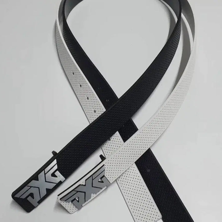 [BUNJANG] PXG Golf Belt Black/White / PXG 골프 벨트 블랙/화이트