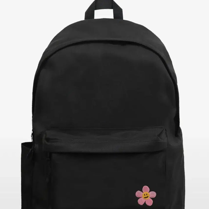 [BUNJANG] Graver Black Purple Embroidered Backpack / 그레이버 블랙 퍼플 자수 백팩