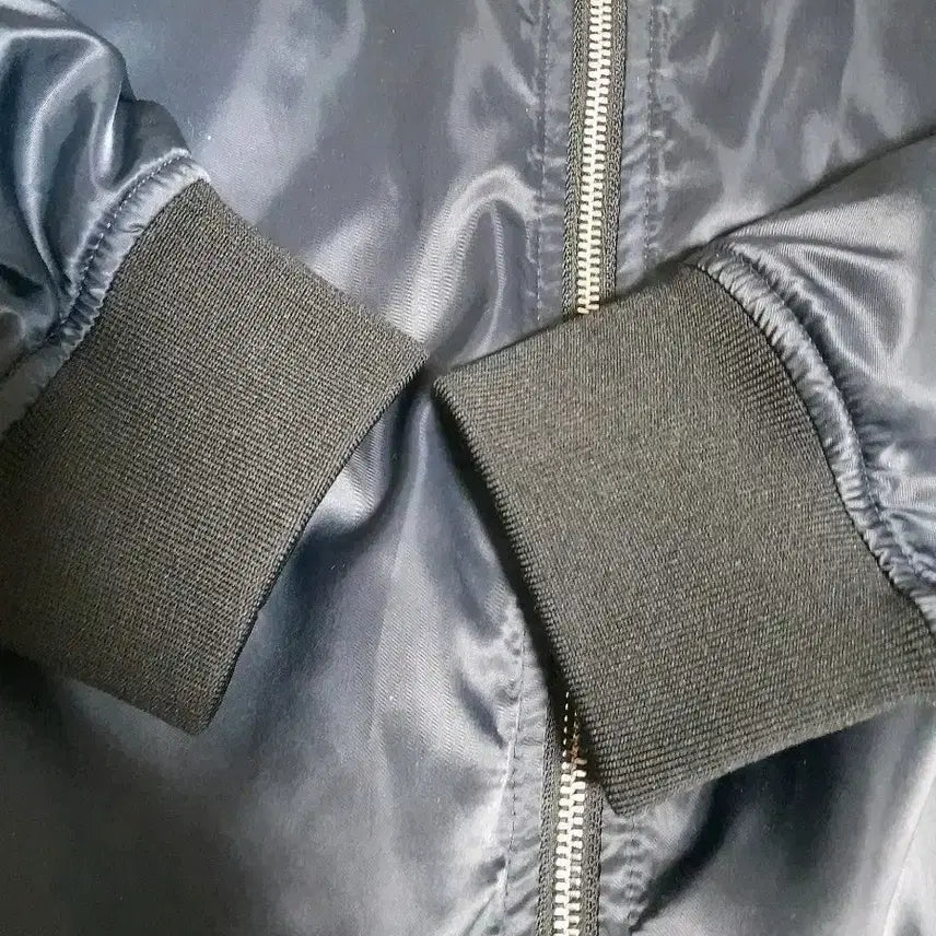 [BUNJANG] Frank Stone Navy Blouson Bomber Jacket / [상태최상] 프랭크스톤 네이비 블루종 항공점퍼 바람막이 90