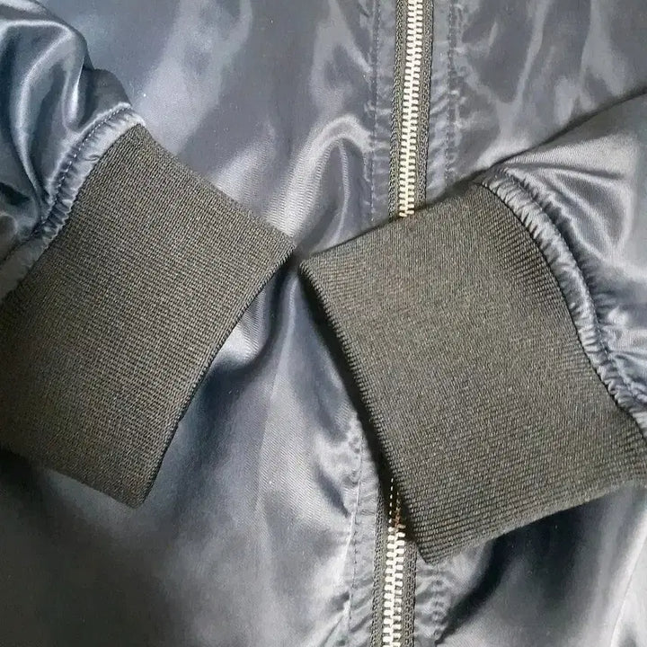 [BUNJANG] Frank Stone Navy Blouson Bomber Jacket / [상태최상] 프랭크스톤 네이비 블루종 항공점퍼 바람막이 90