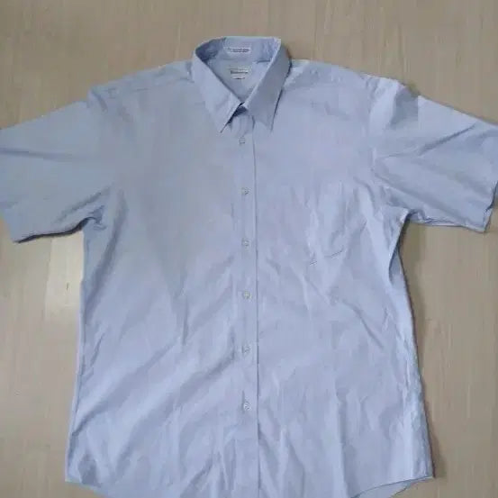 [BUNJANG] Burberry Short Sleeve Shirt - Blue / 정품 버버리 반팔 셔츠 블루